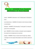 HCB Test 7 2025&sol;2026 &ndash; 100&plus; Verified Q&A &vert; Musculoskeletal System&comma; Skin Layers&comma; Burns&comma; Body Mechanics & Emergency Transport