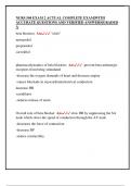 NURS 504 EXAM 2 ACTUAL COMPLETE EXAM&vert;WITH  ACCURATE QUESTIONS AND VERIFIED ANSWERS&vert;GRADED  A 