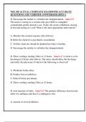 NSG 504 ACTUAL COMPLETE EXAM&vert;WITH ACCURATE  QUESTIONS AND VERIFIED ANSWERS&vert;GRADED A