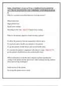 N504- CHAPTER 3- EAQ ACTUAL COMPLETE EXAM&vert;WITH  ACCURATE QUESTIONS AND VERIFIED ANSWERS&vert;GRADED  A