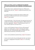 MED CALC FINAL ACTUAL COMPLETE EXAM&vert;WITH  ACCURATE QUESTIONS AND VERIFIED ANSWERS&vert;GRADED  A