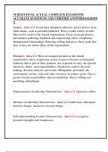 NUR3119 FINAL ACTUAL COMPLETE EXAM&vert;WITH  ACCURATE QUESTIONS AND VERIFIED ANSWERS&vert;GRADED  A 