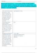 Exam &lpar;elaborations&rpar; Mental Health Nursing  Jersey College   