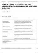 UDAP DCF EXAM 2025 QUESTIONS AND VERIFIED SOLUTIONS &vert;ELABORATED &DETAILED ANSWERS&excl;&excl;
