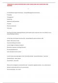THERAPEUTIC CRISIS INTERVENTION STUDY GUIDE EXAM 2025 QUESTIONS AND ANSWERS