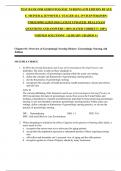TEST BANK FOR GERONTOLOGIC NURSING 6TH EDITION BY SUE E&period; MEINER & JENNIFER J&period; YEAGER ALL 29 CHAPTER&lpar;&lpar;ISBN&colon; 9780323498111&rpar;&vert;2025-2026 LATEST UPDATED&vert;  REAL EXAM QUESTIONS AND ANSWERS &vert; 100&percnt; RATED CORRECT &vert; 100&percnt; VERFIED SOLUTIONS  &vert; ALREADY GRADED A&plus;