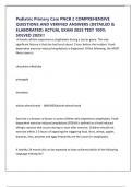 Pediatric Primary Care PNCB 2 COMPREHENSIVE QUESTIONS AND VERIFIED ANSWERS &lpar;DETAILED & ELABORATED&rpar; ACTUAL EXAM 2025 TEST 100&percnt; SOLVED 2025&excl;&excl;
