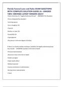 Florida Funeral Laws and Rules EXAM QUESTIONS WITH COMPLETE SOLUTION GUIDE &lpar;A&plus; GRADED 100&percnt; VERIFIED&rpar; LATEST VERSION 2025&excl;&excl;