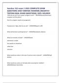 hondros 163 exam 2 2025 COMPLETE EXAM QUESTIONS AND VERIFIED ANSWERS &vert;RECENTLY TESTING REAL EXAM QUESTIONS&vert; 100&percnt; SOLVED&excl;&excl;