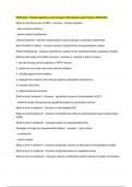 N322 Quiz 1 Review Questions and Answers Fully Solved Latest Version 2025-2026
