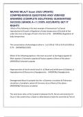 MLPAO MLA&sol;T Exam 2025 UPDATE&vert; COMPREHENSIVE QUESTIONS AND VERIFIED ANSWERS &lpar;COMPLETE SOLUTIONS&rpar; GUARANTEED SUCCESS &vert;GRADE A&plus;&excl;&excl; &lpar;100&percnt; ACCURATE&rpar; GET IT RIGHT&excl;&excl;