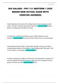 RIO SALADO- PHY 111 MIDTERM 1 2025 BRAND NEW ACTUAL EXAM WITH VERIFIED ANSWERS