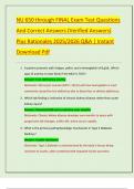 NU 650 through FINAL Exam Test Questions  And Correct Answers &lpar;Verified Answers&rpar;  Plus Rationales 2025&sol;2026 Q&A &vert; Instant  Download Pdf