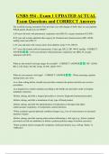 GNRS 554 - Exam 1 UPDATED ACTUAL  Exam Questions and CORRECT Answers