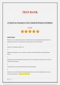 TEST BANK For Critical Care Nursing For The Critically Ill Patients 3rd Edition Final Exam Questions & Correct Answers with Rationals &vert;latest update 2025-2026