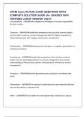 CPCM Exam ACTUAL EXAM QUESTIONS WITH COMPLETE SOLUTION GUIDE &lpar;A&plus; GRADED 100&percnt; VERIFIED&rpar; LATEST VERSION 2025&excl;&excl;