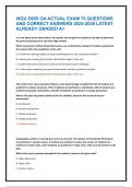 WGU D659 OA ACTUAL EXAM 70 QUESTIONS AND CORRECT ANSWERS 2025-2026 LATEST ALREADY GRADED A&plus;