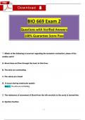 BIO 669 &ndash; Exam 2 &lpar;2025&rpar; &vert; Questions with Verified Answers for Guaranteed Score Pass