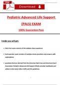 Pediatric Advanced Life Support &lpar;PALS&rpar; Exam &ndash; Verified Questions and Answers &lpar;2025&rpar; &vert; 100&percnt; Pass Guarantee