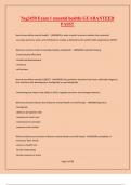 Nsg3450 Exam 1 &lpar;mental health&rpar; GUARANTEED PASS&excl;&excl;