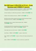 Rel 100 Exam 2 UPDATED ACTUAL   Exam  Questions and CORRECT Answers 