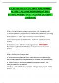 PTCB Exam Practice Test EXAM WITH CORRECT  ACTUAL QUESTIONS AND CORRECTLY WELL  DEFINED ANSWERS LATEST ALREADY GRADED A&plus;  &lpar;2025&sol;2026&rpar;