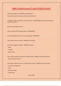 MDC4 Final Exam GUARANTEED PASS&excl;&excl;