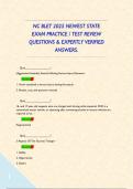 NC BLET 2025 NEWEST STATE EXAM PRACTICE &sol; TEST REVIEW QUESTIONS & EXPERTLY VERIFIED ANSWERS&period;      