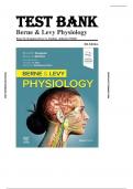 Test Bank for Berne and Levy Physiology, 8th Edition (Koeppen, 2024), Chapter 1-44 | All Chapters