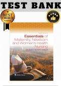 Test Bank &ndash; Essentials of Maternity&comma; Newborn&comma; and Women&rsquo;s Health Nursing&comma; 6th Edition by Susan Ricci &vert; All Chapters with Rationales Included