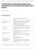 CJL 3038 EXAM &lpar;2025&sol;2026&rpar; Updated&colon; EXAM QUESTIONS WITH ACCURATE ANSWERS &vert; GET IT RIGHT&excl;&excl;