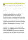 Anatomy Axial Skeleton Exam Questions and Answers Already Passed Latest Update 2025-2026