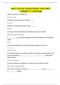 SSGT EXAM 5 QUESTIONS AND 100&percnt; CORRECT ANSWERS