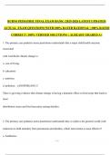 BURNS PEDIATRIC FINAL EXAM BANK  &vert;2025-2026 LATEST UPDATED&vert; ACTUAL  EXAM QUESTIONS WITH 100&percnt; RATED RATIONAL &vert; 100&percnt; RATED CORRECT &vert; 100&percnt; VERFIED SOLUTIONS  &vert; ALREADY GRADED A&plus;
