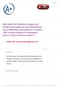 WGU D246 &lpar;OA&rpar; Influential Communication through Visual Design and Storytelling Multiple choice 2025&sol;2026 Latest Questions & Answers&colon; 100&percnt; Accurate Solutions For Guaranteed Success &vert; Expert-Verified&comma; Graded A&plus;