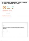 WGU D658 Objective Assessments V1&comma; V2 and V3 &vert; Questions and Answers&vert; 2025 Update &vert; 100&percnt; Correct&period;