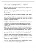 HRMN-3420 EXAM 2 QUESTIONS & ANSWERS