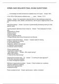 HRMN 3420 WALKER FINAL EXAM QUESTIONS