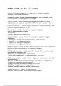 HRMN 3420 EXAM 3 STUDY GUIDE