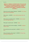 BIOD 121 - MODULE 2 NEWEST 2025 ACTUAL EXAM&vert; ESSENTIALS IN NUTRITION MODULE 2 &lpar;PORTAGE LEARNING&rpar; WITH COMPLETE REAL EXAM QUESTIONS AND CORRECT VERIFIED ANSWERS&sol; GRADED A&plus;