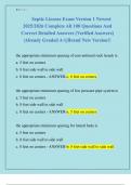 Septic License Exam Version 1 & 2 Bundled Newest 2025&sol;2026 Complete All Questions And Correct Detailed Answers &lpar;Verified Answers&rpar; &vert;Already Graded A&plus;&vert;&vert;Brand New Version&excl;&excl;