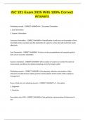 ISC 321 Exam 2025 With 100&percnt; Correct Answers