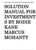 Complete Solutions Manual for Investments&comma; 13th Edition by Zvi Bodie&comma; Alex Kane&comma; Alan J&period; Marcus &semi; ISBN13&colon; 9781264412662&period; &lpar;Full Chapters included Chapter 1 to 28&rpar;