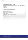 Complete Solutions Manual for Basic Marketing Research&comma; 10th Edition by Tom J&period; Brown&comma; Tracy A&period; Suter&comma; Gilbert A&period; Churchill &semi; ISBN13&colon; 9780357901847&period; &lpar;Full Chapters included Chapter 1 to 20&rpar;&period;