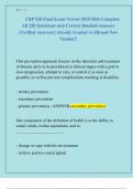CBP 520 Final Exam Newest 2025&sol;2026 Complete  All 220 Questions And Correct Detailed Answers  &lpar;Verified Answers&rpar; &vert;Already Graded A&plus;&vert;&vert;Brand New  Version&excl;&excl;