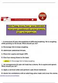 Study Bundle&vert;&vert; Fisdap Airway Exams &vert;&vert; latest 2025&sol;2026 questions with correct answers 100&percnt; verified graded a&plus;&period;