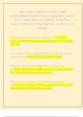 WGU D202 HUMAN GROWTH AND DEVELOPMENT OBJECTIVE ASSESSMENT  &lpar;LATEST 2025 &sol; 2026 UPDATE&rpar;&comma; ACTUAL EXAM&sol;TEST QUESTIONS AND 100&percnt; VERIFIED ANSWERS&vert; A&plus; GRADE&period;