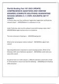 Florida Boating Test 101 2025 UPDATE&vert; COMPREHENSIVE QUESTIONS AND VERIFIED ANSWERS &lpar;COMPLETE SOLUTIONS&rpar; GUARANTEED SUCCESS &vert;GRADE A&plus;&excl;&excl; &lpar;100&percnt; ACCURATE&rpar; GET IT RIGHT&excl;&excl;