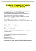 &lpar;ISC&rpar;2 CAP EXAM 2025 WITH 100&percnt; CORRECT ANSWERS