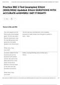Practice RBC 2 Test &lpar;examples&rpar; EXAM &lpar;2025&sol;2026&rpar; Updated&colon; EXAM QUESTIONS WITH ACCURATE ANSWERS &vert; GET IT RIGHT&excl;&excl;